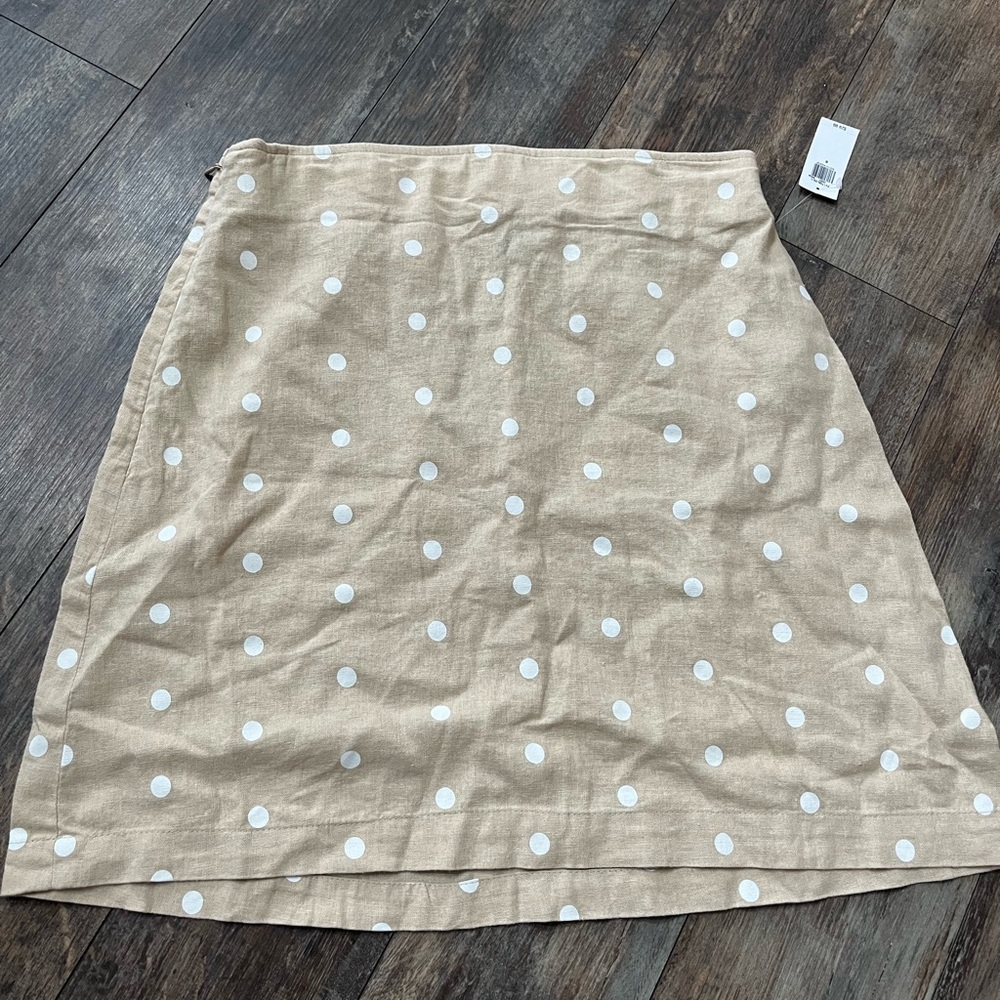 Old Navy NWT High-Waisted Printed Linen-Blend A-Line Mini Skirt Sz S